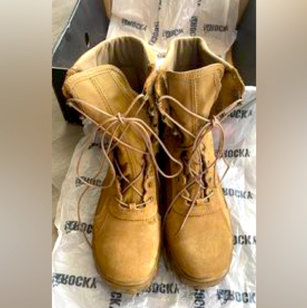 Rocky Steel Toe Boots Size 10